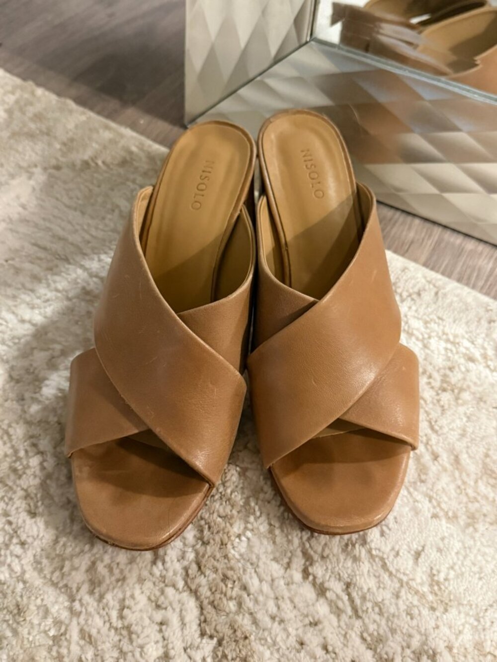 Nisolo Tan Leather Mule